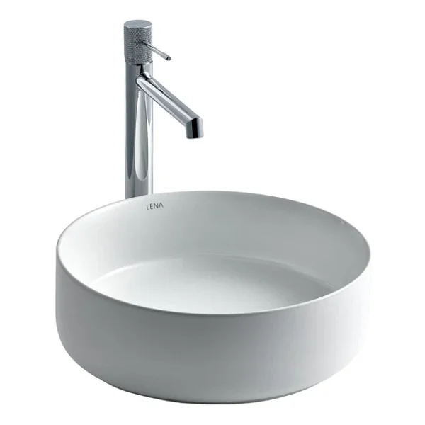 Lena E-4040 Tezgah Üstü Porselen Lavabo - Görsel 3