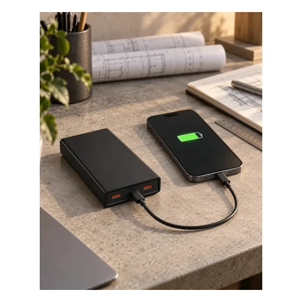 Enerx ENR-P20C 20000 mAh Hızlı Şarj Powerbank - Görsel 2