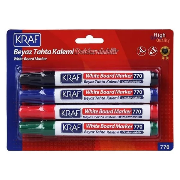 Kraf 770 4'lü Tahta Kalemi - Görsel 2