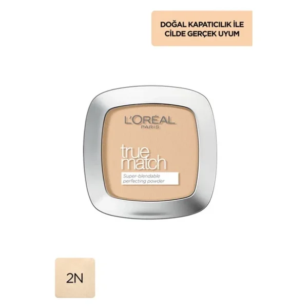 L'Oreal Paris True Match Super-Blendable 2N Vanilla 9 gr Kompakt Pudra - Görsel 2