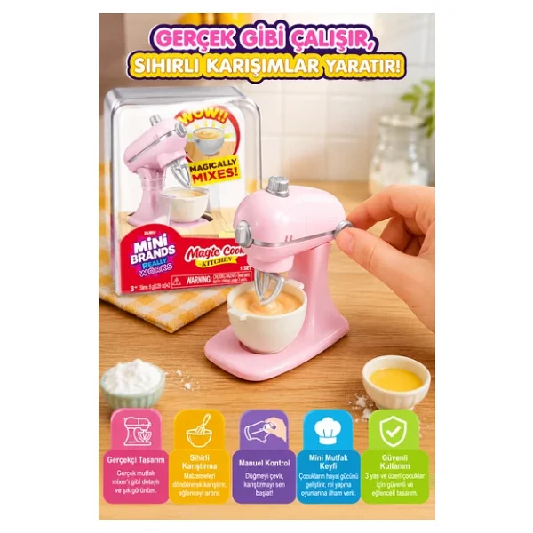 Mini Brands Magic Cook Koleksiyonu Sürpriz Paket 77789 - Görsel 6