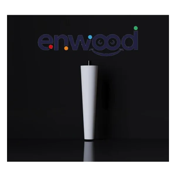 enwood Tv Ünitesi Ahşap Ayak 19 Cm Beyaz (5'Lİ) - Görsel 3