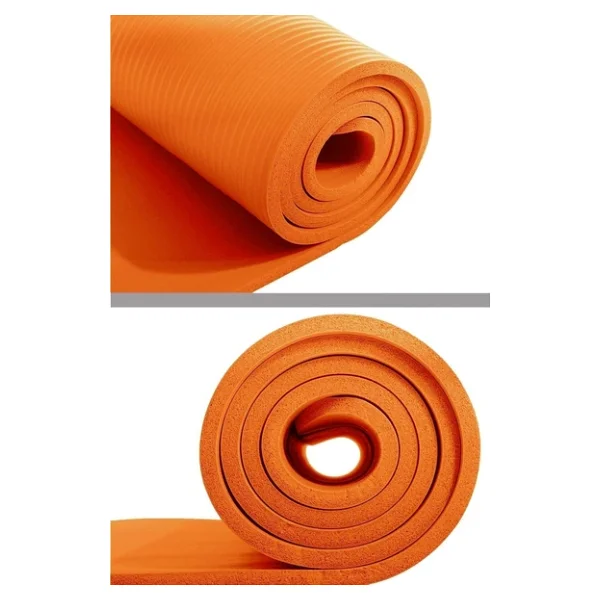 Delta Konfor Zemin 10 MM Taşıma Askılı Pilates Minderi Yoga Matı, Turuncu, 10 MM - Görsel 3