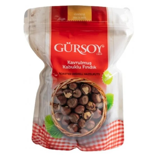 Gürsoy Kavrulmuş Kabuklu Fındık Doypack 500 gr - Görsel 2