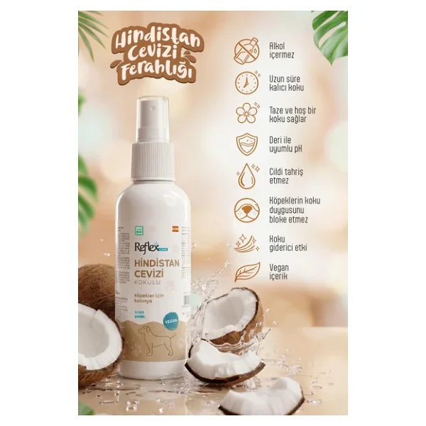 Reflex Care Hindistan Cevizi Kokulu 125 ml Köpek Kolonyası - Görsel 8