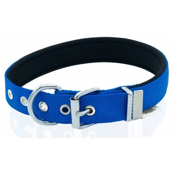 Doggie Konfor Dokuma Kemikli Boyun Tasması Royal Blue 2.5x42-50 cm (DSBT-2562 L) - Görsel 4