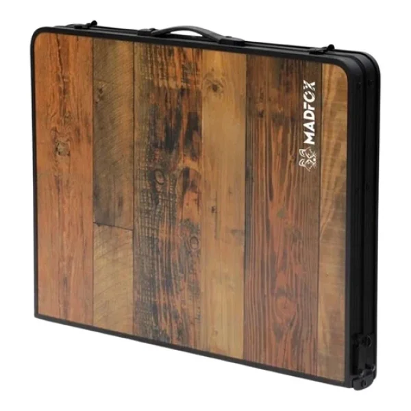 Madfox Eazy 547210 90x60 cm Izgaralı Ahşap Katlanır Kamp Masası - Görsel 2