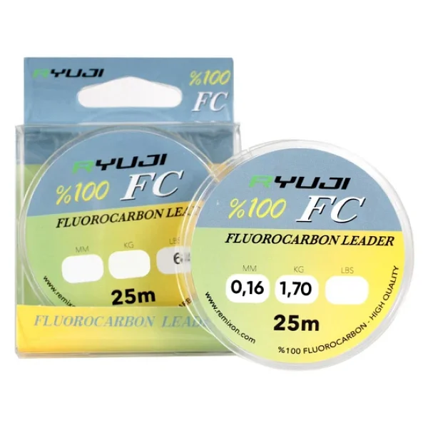 Ryuji Fluoro 25 m 0.16 mm 1.7 kg Fluorocarbon Misina - Görsel 2