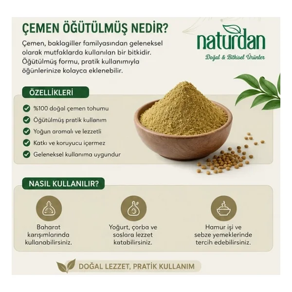Çemen Öğütülmüş (Toz) 250 Gr - Görsel 6