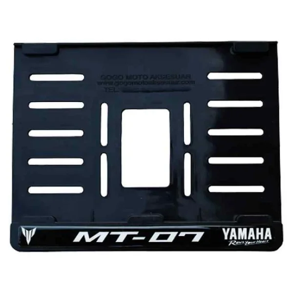 Yamaha Mt-07 Uyumlu 2 Plastik (15X24 Cm) Kırılmaz Plakalık - Görsel 2
