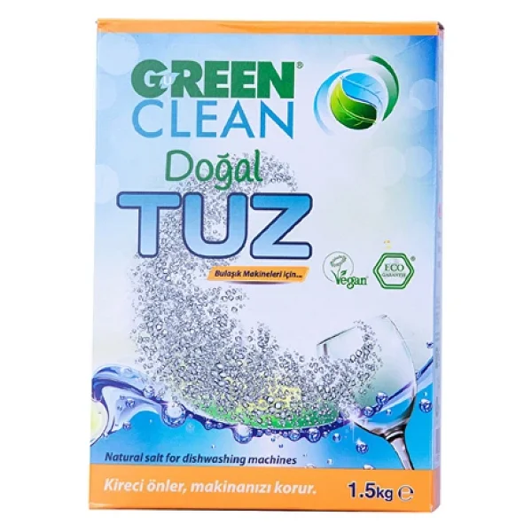 4 ADET Green Clean Dogal Bulaşık Makinesi Tuzu 1500 g - Görsel 4