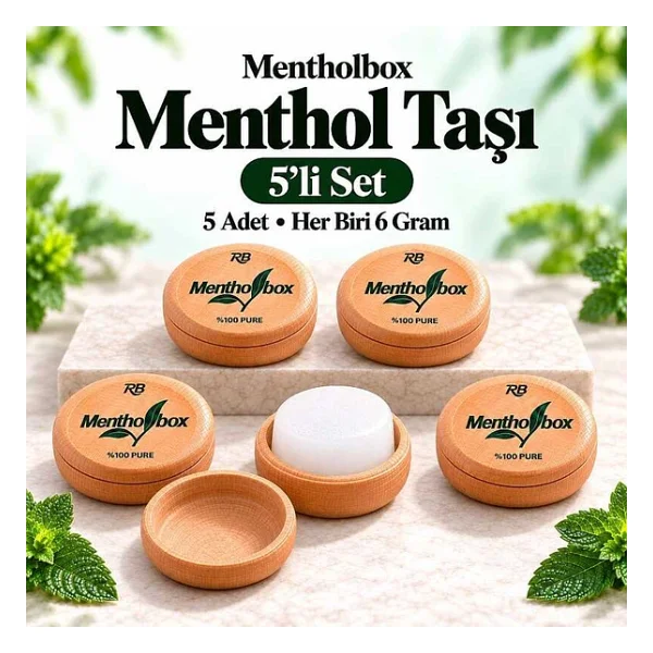 Menthol Taşı Spa ve Masaj Mentholü 6 gr x 5 Adet - OEM458-10338 - Görsel 5
