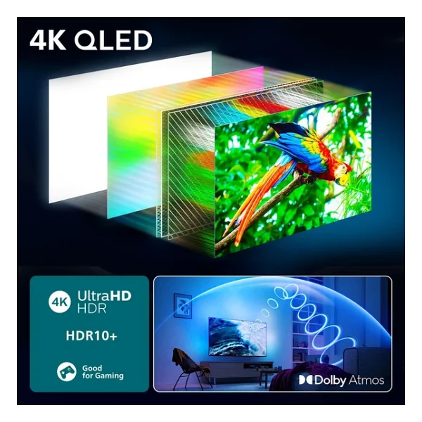 Philips 43PUS8600 4K Ultra HD 43" 109 Ekran Uydu Alıcılı Smart Ambilight QLED TV - Görsel 4