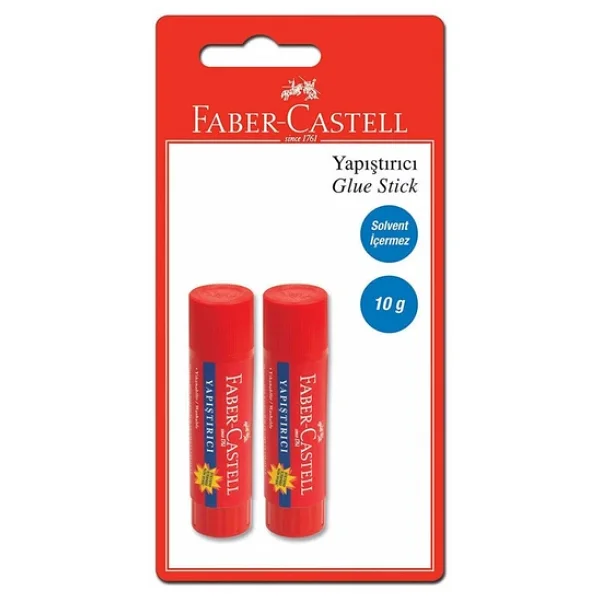 Faber-Castell 10 gr 2'li Glue Stick - Görsel 3