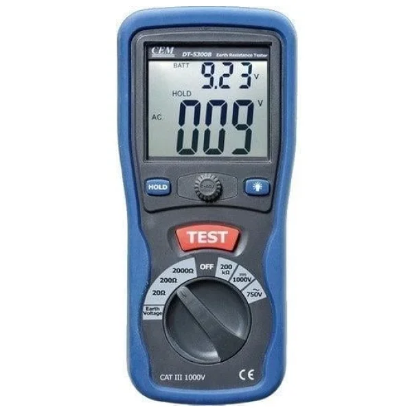 Cem DT-5300B Topraklama Direnci Ölçüm Cihazı Multimetre - Görsel 6