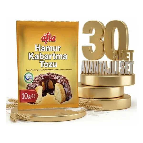 Afia Hamur Kabartma Tozu Poşet 30x10lu - Görsel 2