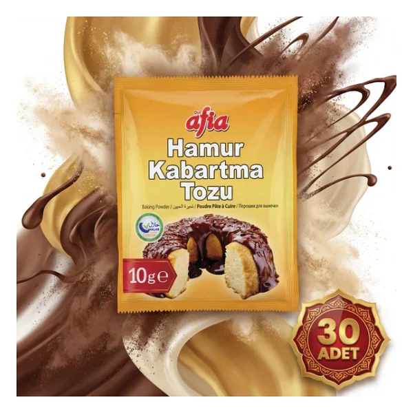 Afia Hamur Kabartma Tozu Poşet 30x10lu - Görsel 3