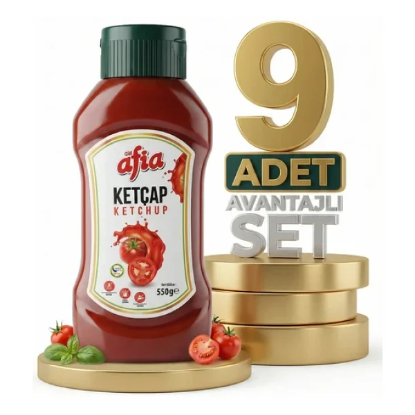 Afia Tatlı Ketçap 9x550 Gr - Görsel 3