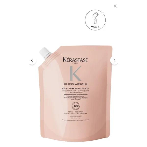 Kerastase Gloss Absolu Bain Hydra Glaze Refill 500 ml Şampuan - Görsel 2