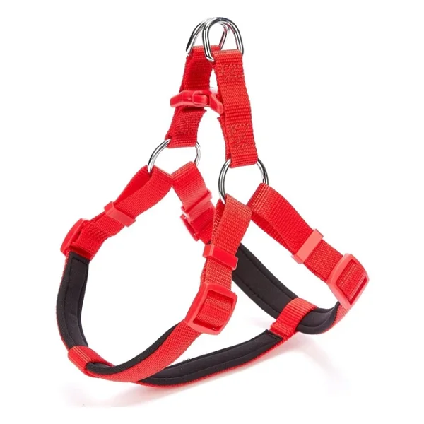 Doggie Comfort Ronin Dokuma L 2x55-65 cm Kırmızı Köpek Göğüs Tasması - Görsel 9