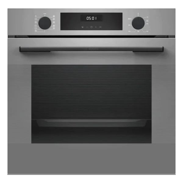 Bosch & Ferre Antrasit 3 Lü Ankastre Set - Ultra Sessiz Davlumbaz - 42 Db ( Hua717bn0t - Ss208 - D088-Sa) Buhar Destekli - Görsel 2