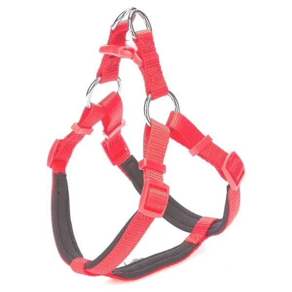 Doggie Comfort Dokuma Ronin S 1.5x40-45 cm Kırmızı Köpek Göğüs Tasması - Görsel 3