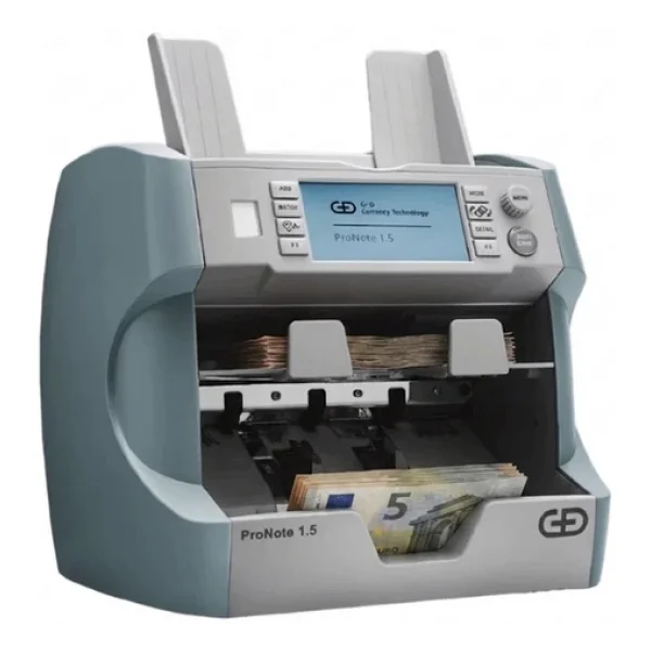 Giesecke+Devrient ProNote 1.5 Gen4 Banknot Sayma Makinesi, 25 Ülke Para Birimi Sayar - Görsel 2