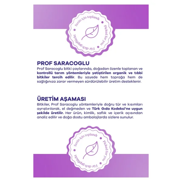 Prof Saracoğlu Melisa Bitki Çayı 20'li - Görsel 4