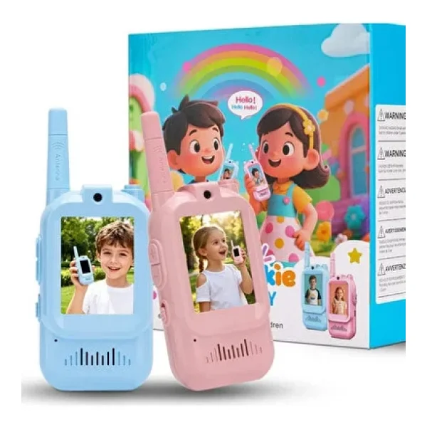 Görüntülü Şarjlı Çocuk Telsiz 2'Li Video Walkie Talkie - Görsel 5