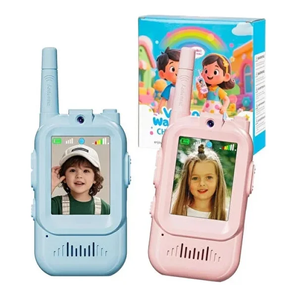 Görüntülü Şarjlı Çocuk Telsiz 2'Li Video Walkie Talkie - Görsel 6