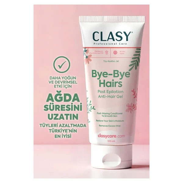 Clasy Care Epilasyon Sonrası Tüy Dökücü Ve Azaltıcı Jel, Nemlendirici, 100ml - Görsel 3