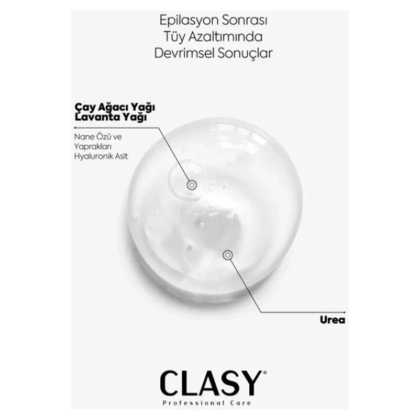 Clasy Care Epilasyon Sonrası Tüy Dökücü Ve Azaltıcı Jel, Nemlendirici, 100ml - Görsel 4