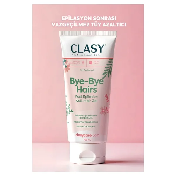 Clasy Care Epilasyon Sonrası Tüy Dökücü Ve Azaltıcı Jel, Nemlendirici, 100ml - Görsel 8