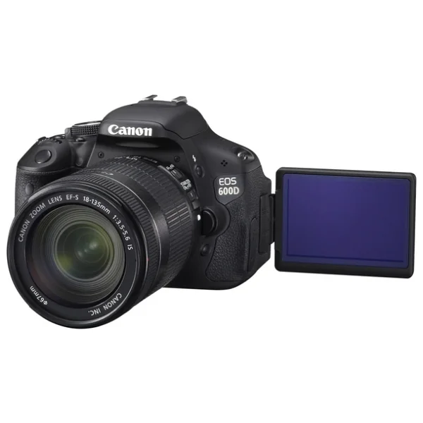 Canon EOS 600D + 18-55mm + 75-300mm Lens DSLR Fotoğraf Makinesi - Görsel 3