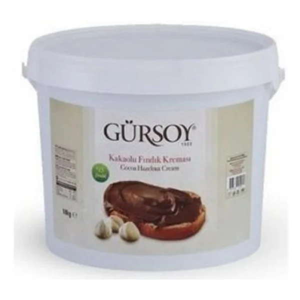 Gürsoy Kakaolu Fındık Kreması Plastik Kova 5 kg - Görsel 2