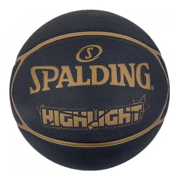 Spalding Highlight Black Gold 2021 Basket Topu - Görsel 3
