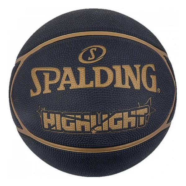 Spalding Highlight Black Gold 2021 Basket Topu - Görsel 4