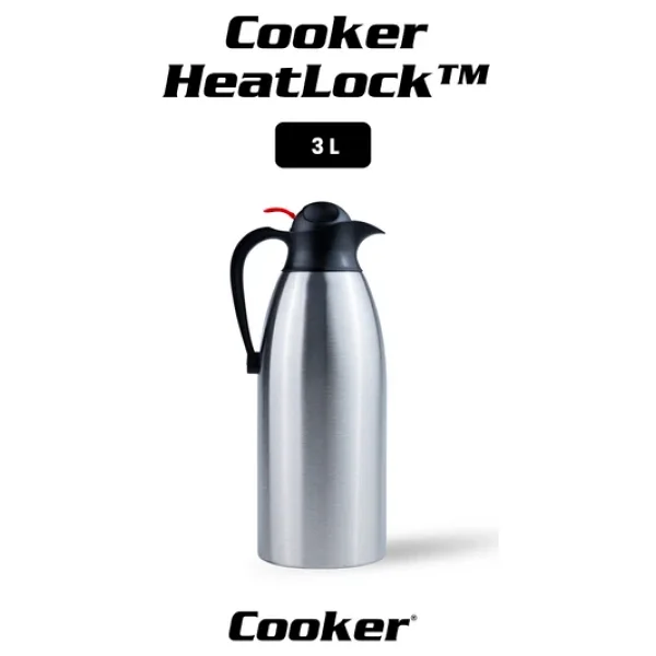 Cooker CKR-2116 3 lt Çelik Termos - Görsel 5