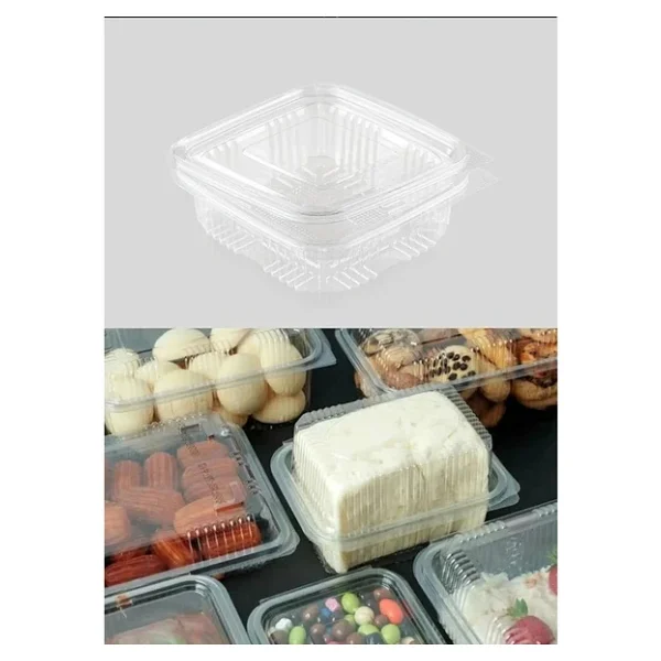 Gold Ambalaj Plastik Sızdırmaz Kap 250 gr cc Kullan At Tek Kullanımlık Plastik Kapaklı Kase 50 Adet - Görsel 2