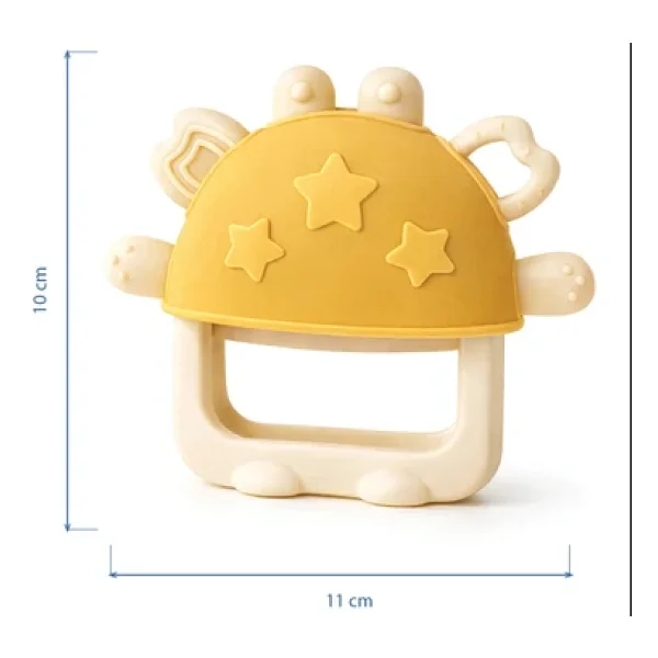 Babyjem Crabby Tutma Halkalı Silikon Diş Kaşıyıcı - Görsel 5