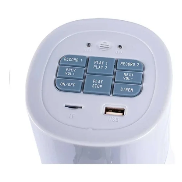 Wm-01H 100 Watt Mıknatıslı Aktif Horn Speaker 100 Watt Mıknatıslı Megafon - Görsel 4
