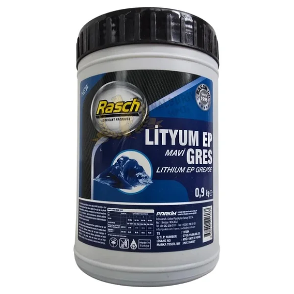 Rasch Lityumlu Yüksek Basınç EP2 Katı Gres Yağı Mavi - 0.9 Kg. - Görsel 2
