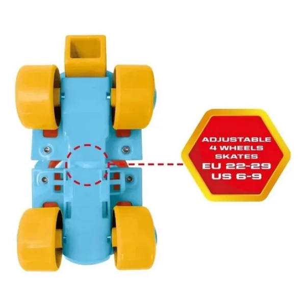 Paw Patrol Paten Seti - Ayarlanabilir 4 Tekerlekli Paten Ve Koruyucu Ekipman 22-29 Numara - Görsel 4