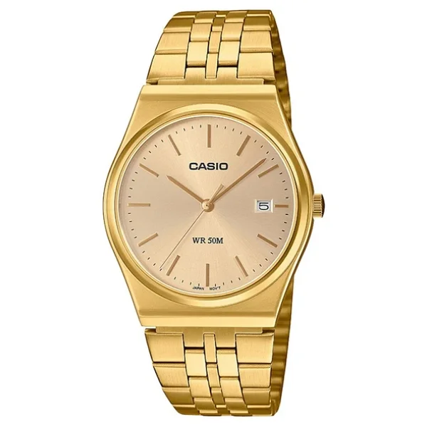 Casio Standart MTP-B145G-9AVDF Altın Erkek Kol Saati - Görsel 7