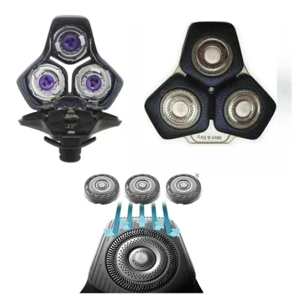 Sh91 Yedek Bıçaklar Uygun, Philips İle Uyumlu, Seri 9000 Tıraş Bıçağı Başlığı, Petek İle Uyumlu, Tıraş Bıçağı S9031 S9041 S9151 S9 - Görsel 2