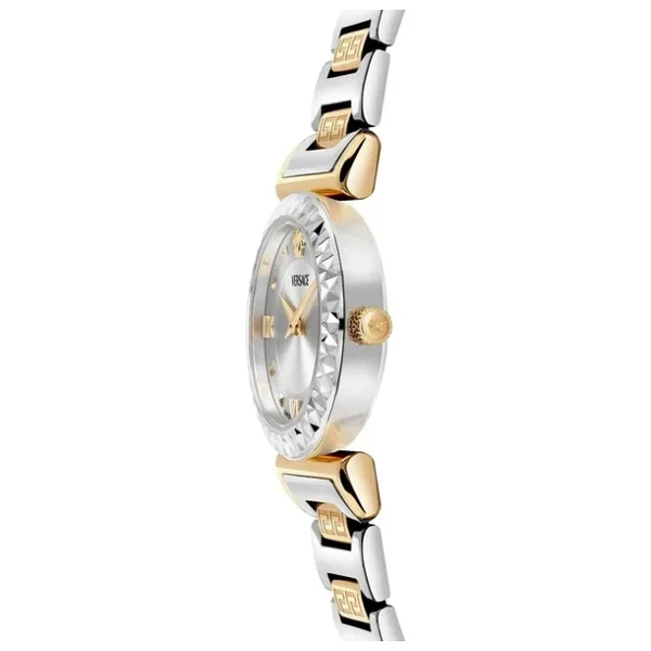 Versace Mini Vanity VRSCVEGFA0525 Gümüş-Altın Kadın Kol Saati - Görsel 7