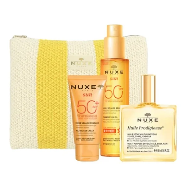 Nuxe Güneş Bakım Seti - Bronzlaştırıcı Güneş Yağı Spf50 150 Ml + Güneş Kremi Spf50 + Kuru Yağ 50 Ml - Görsel 2