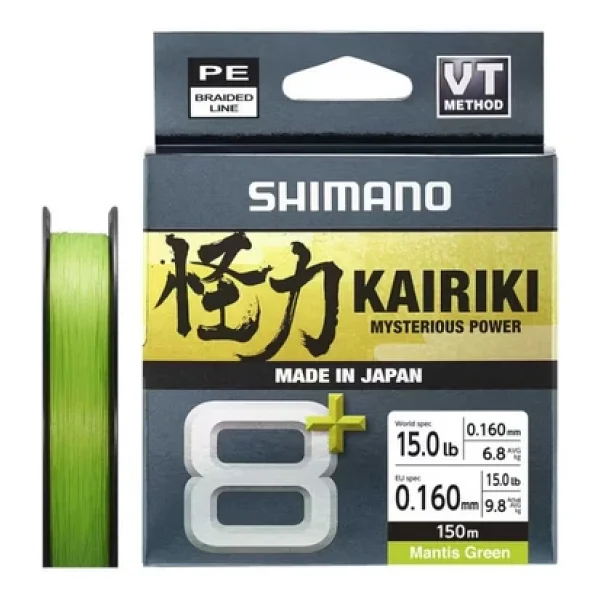 Shimano Kairiki 8+ 150 m 0.16 mm 11.1 kg Green İp Misina - Görsel 2
