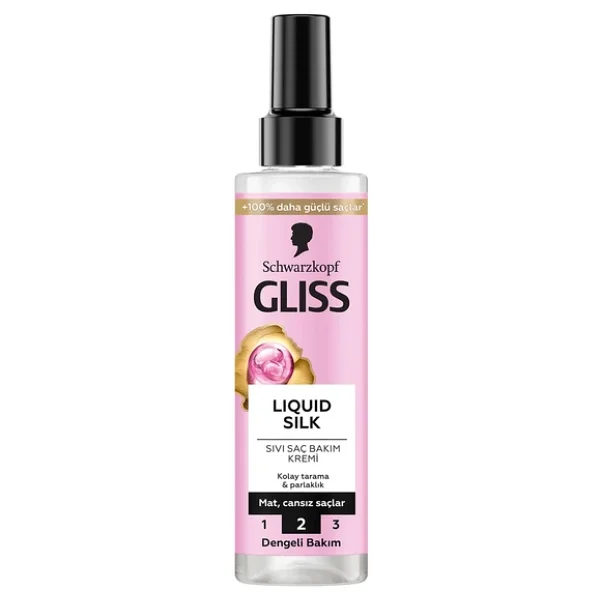 Gliss Liquid Silk Sıvı Saç Bakım Kremi 200 ml - Görsel 2