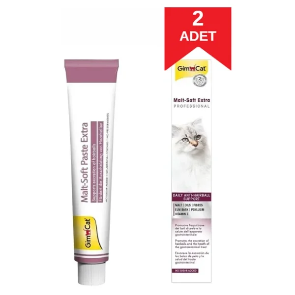 Gimcat Malt Soft Extra 100 gr 2'li Kedi Macunu - Görsel 9